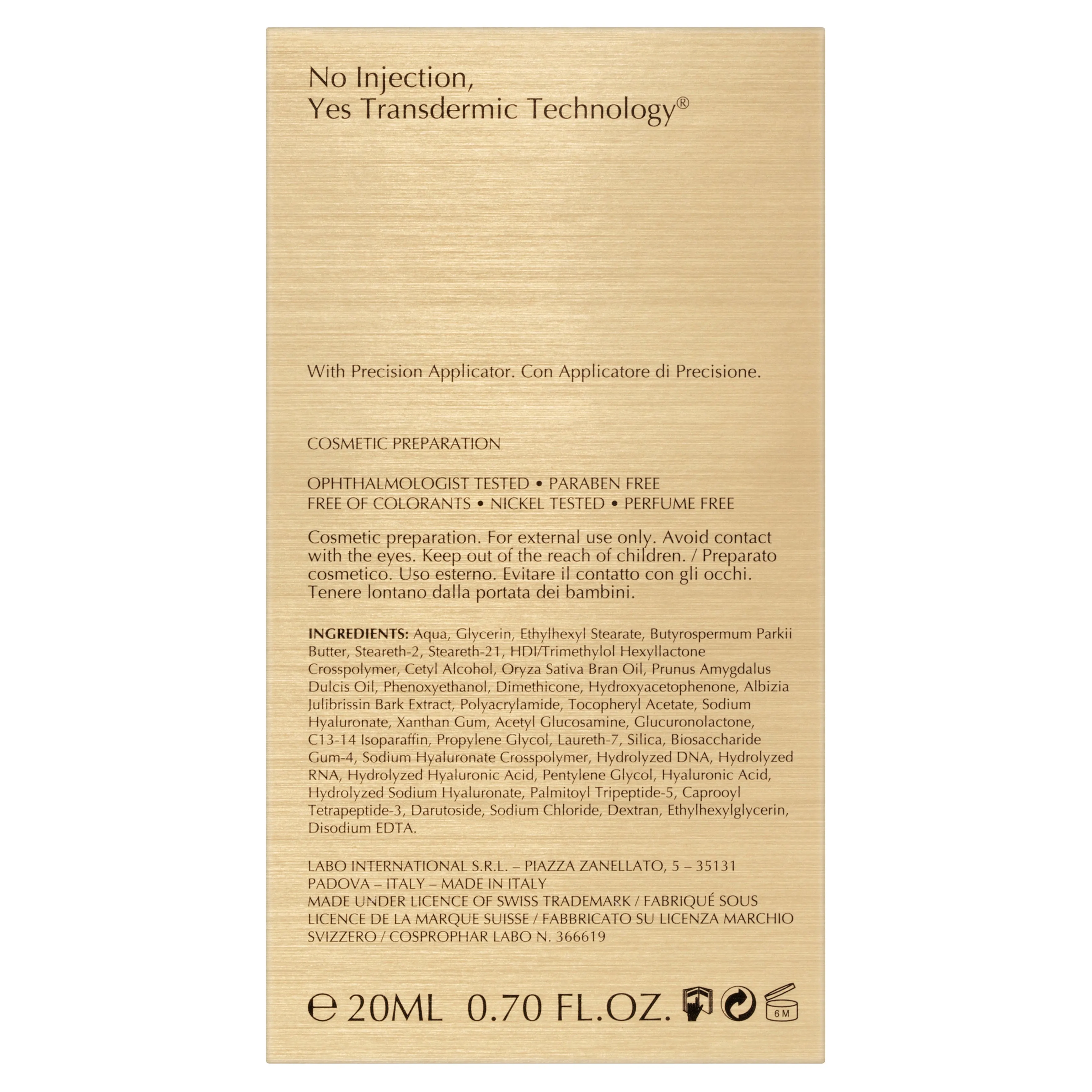 Labo Transdermic E Total Eye Care Anti-Wrinkle Eye Contour Cream