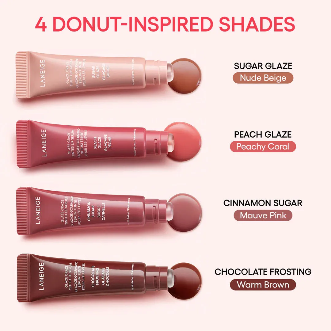 Laneige - Glaze Craze Tinted Lip Serum - Chocolate Frosting