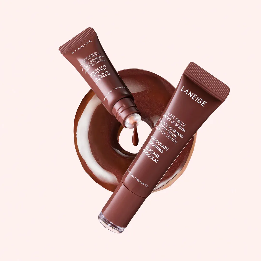 Laneige - Glaze Craze Tinted Lip Serum - Chocolate Frosting