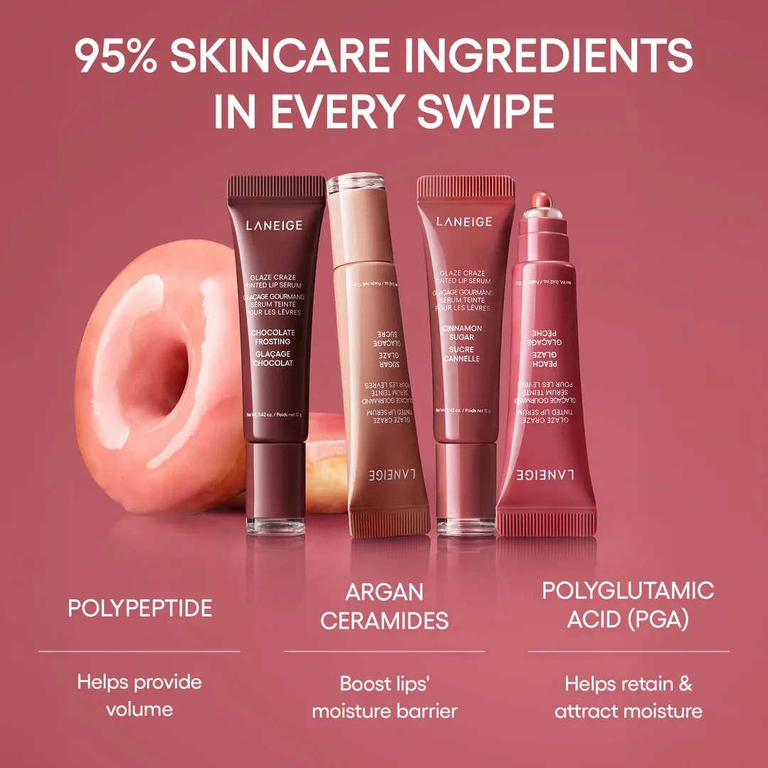 Laneige - Glaze Craze Tinted Lip Serum - Chocolate Frosting