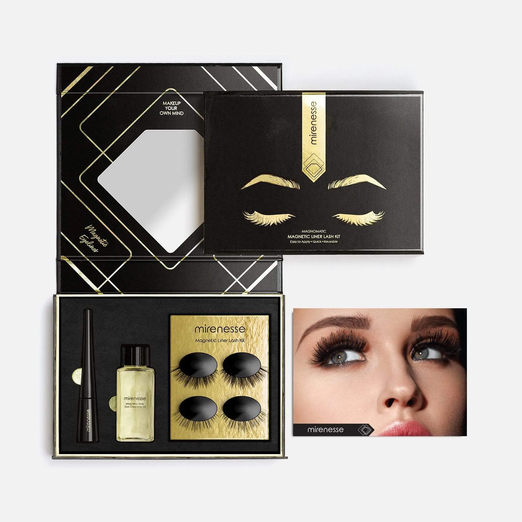 *LIMIT 2* Magnomatic Magnetic Eyeliner   Lash kit - Vivian (Bonus Natural Taylor Lashes)