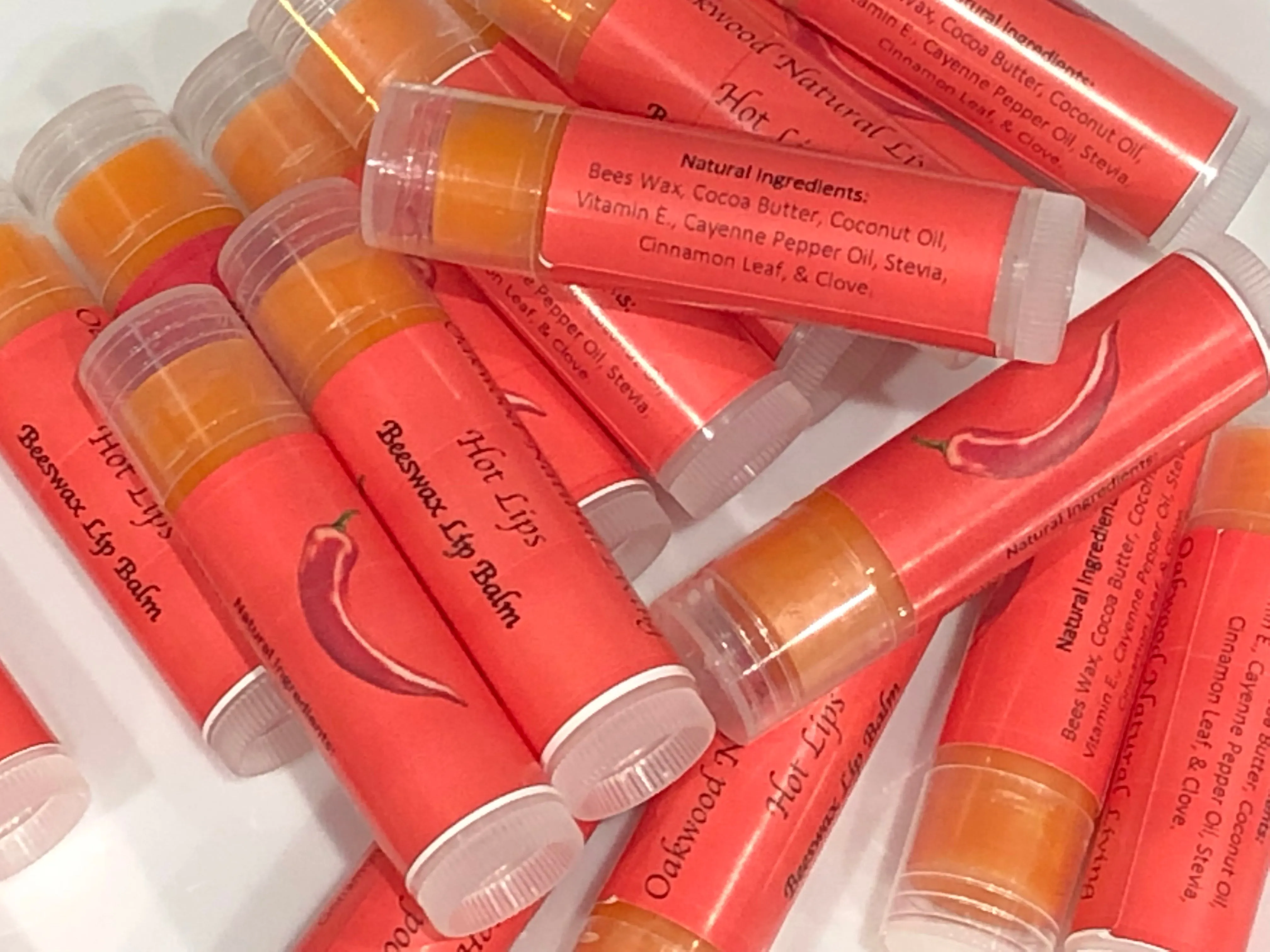 Lip Balm - HOT LIPS  - Cayenne Pepper