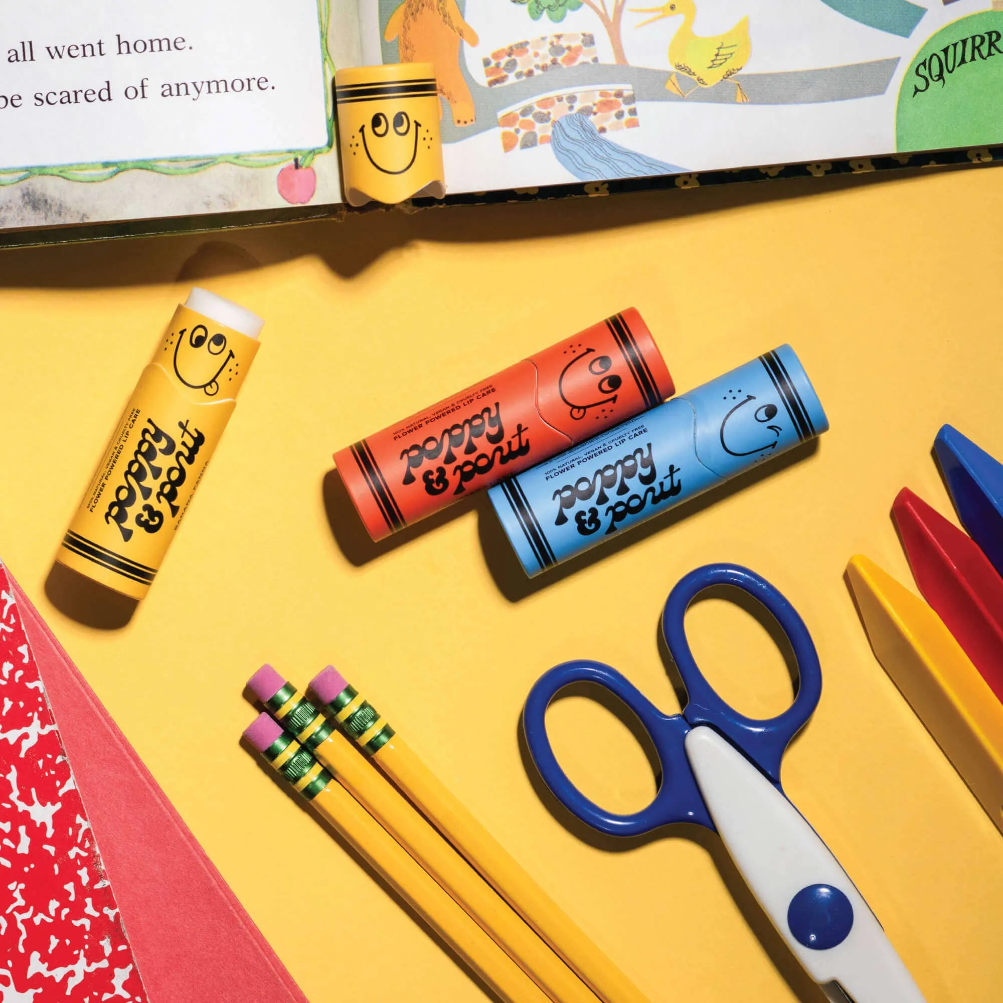 Lip Balm, "Lil Poppies" Banana Fanna | Poppy & Pout