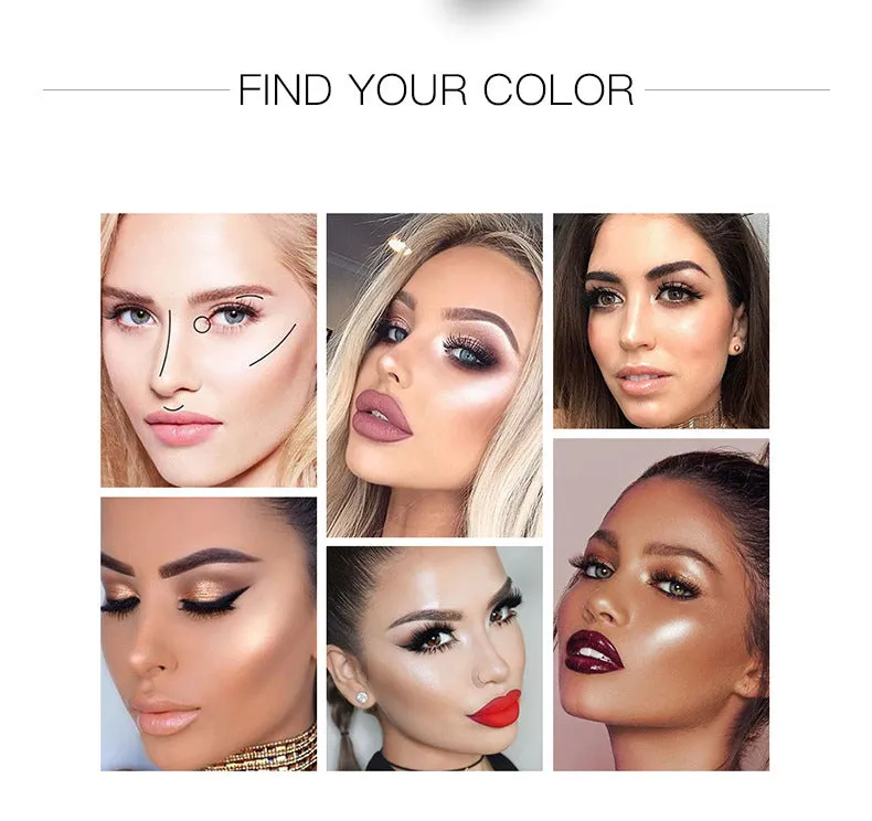 Liquid Highlighter 12 colors Make Up Oil Illuminating Concealer Shimmer Primer