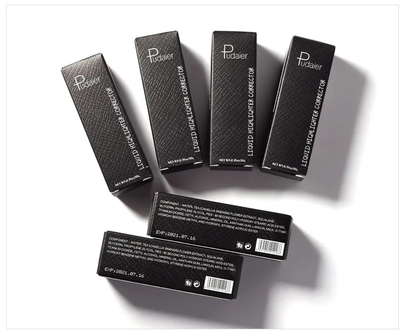 Liquid Highlighter 12 colors Make Up Oil Illuminating Concealer Shimmer Primer