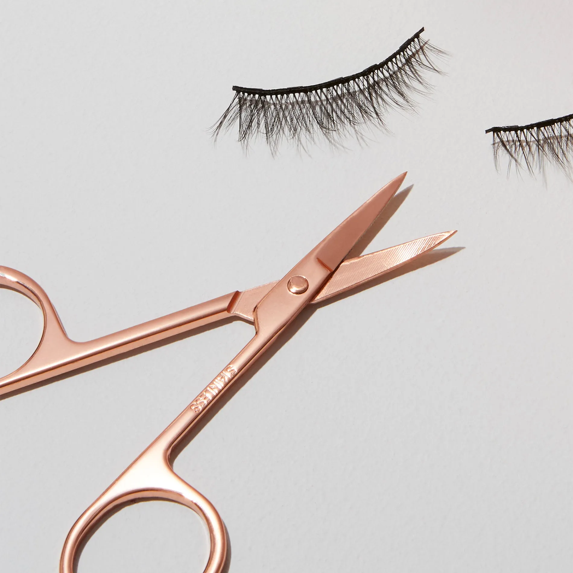 Lola's Lashes Rose Gold Precision Lash and Brow Scissors