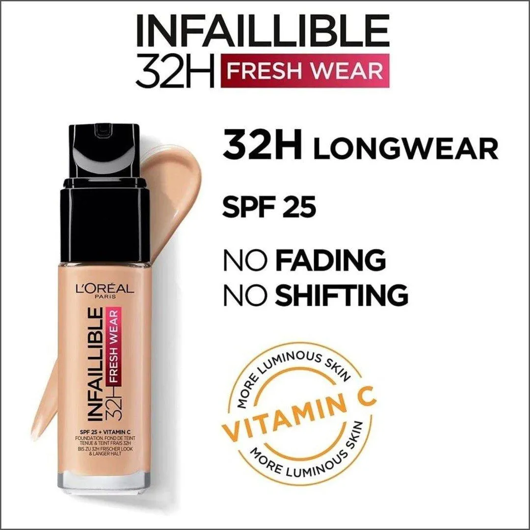 L'Oréal Infaillible 32hr Fresh Wear Foundation - 130 True Beige