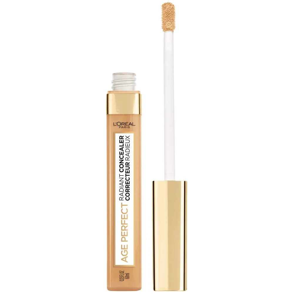 LOral Paris Age Perfect Radiant Concealer with Hydrating Serum and Glycerin, Ivory Beige