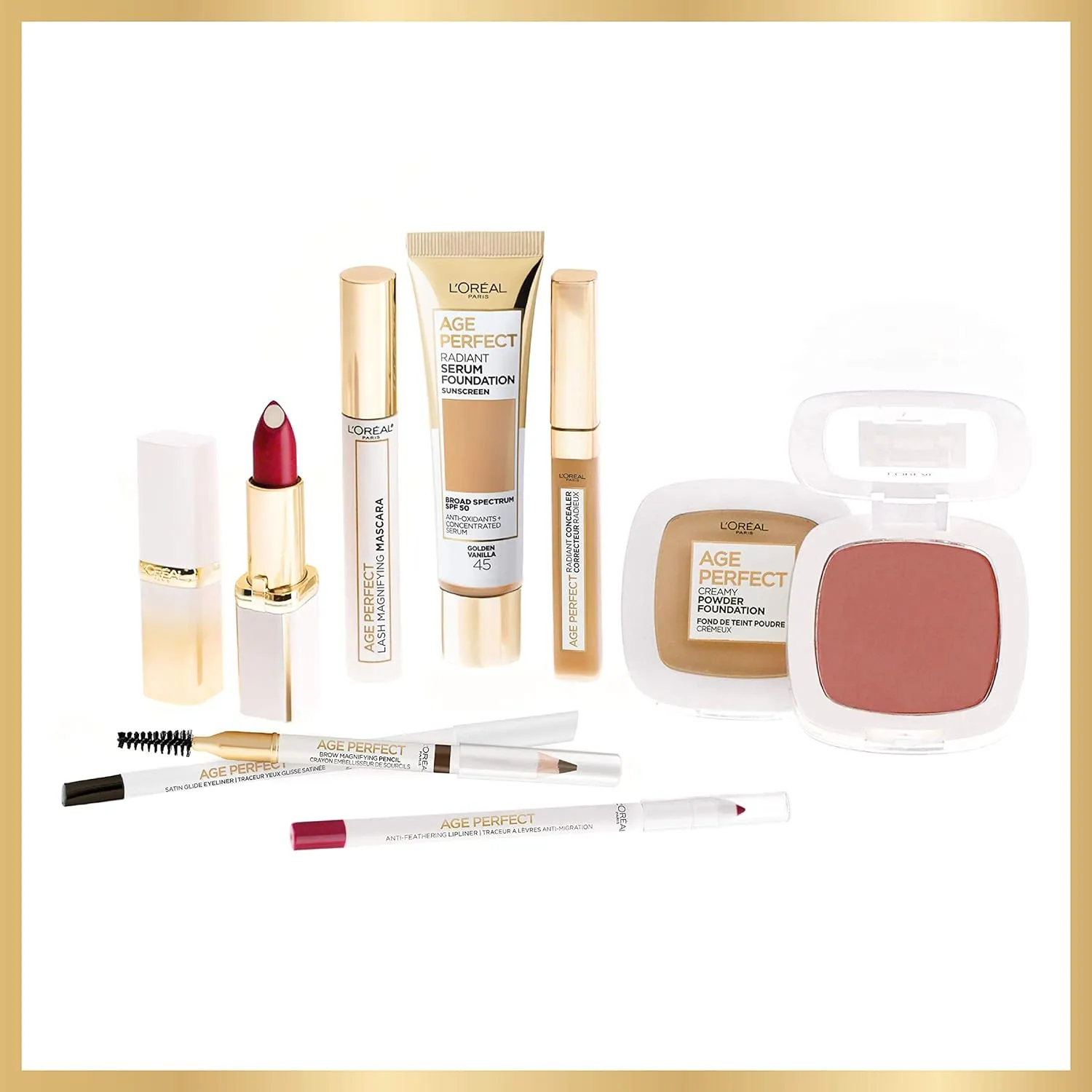 LOral Paris Age Perfect Radiant Concealer with Hydrating Serum and Glycerin, Ivory Beige