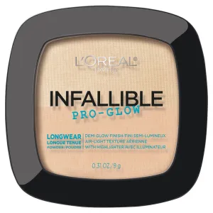 L'OREAL - Infallible Pro Glow Pressed Powder, Classic Ivory - 0.31 oz. (9 g)