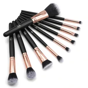Lurella Rose All Day Brush Set with Brush Roll