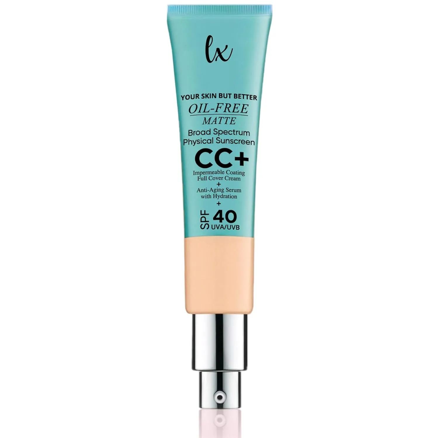LX Blend CC  Cream Oil Free Matte (Medium) Anti Aging Foundation-SPF 40