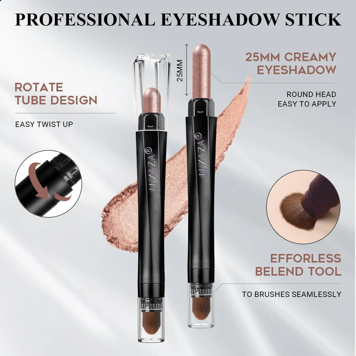 Magic Color Eyeshadow Stick (6pcs) - Pink Ocean