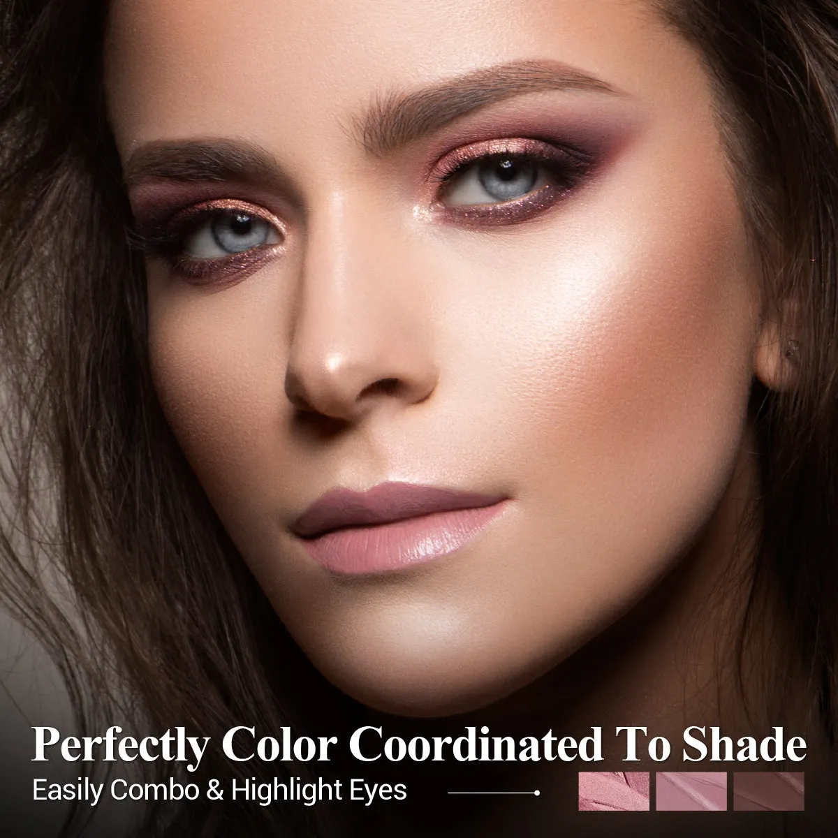 Magic Color Eyeshadow Stick Set (3pcs) - Rose【US ONLY】