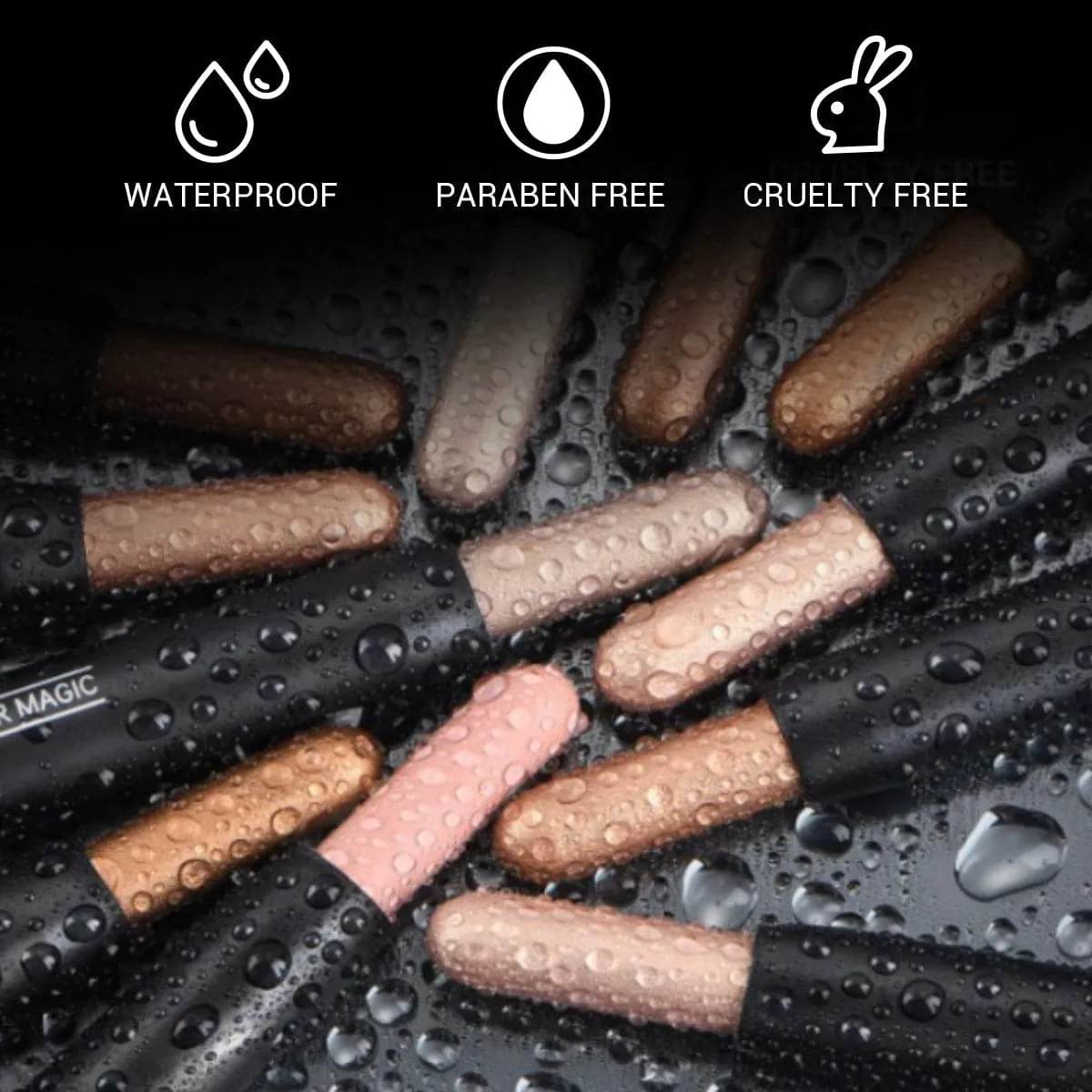 Magic Color Eyeshadow Stick(3pcs)-Rose Crown