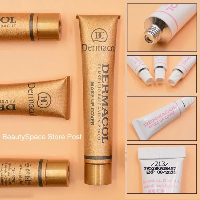 Makeup Base Liquid Foundation Cover Freckles Acne Marks Waterproof