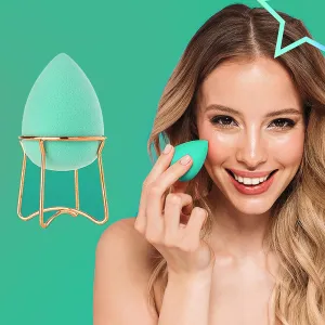 Makeup Blender & Rose Gold Stand