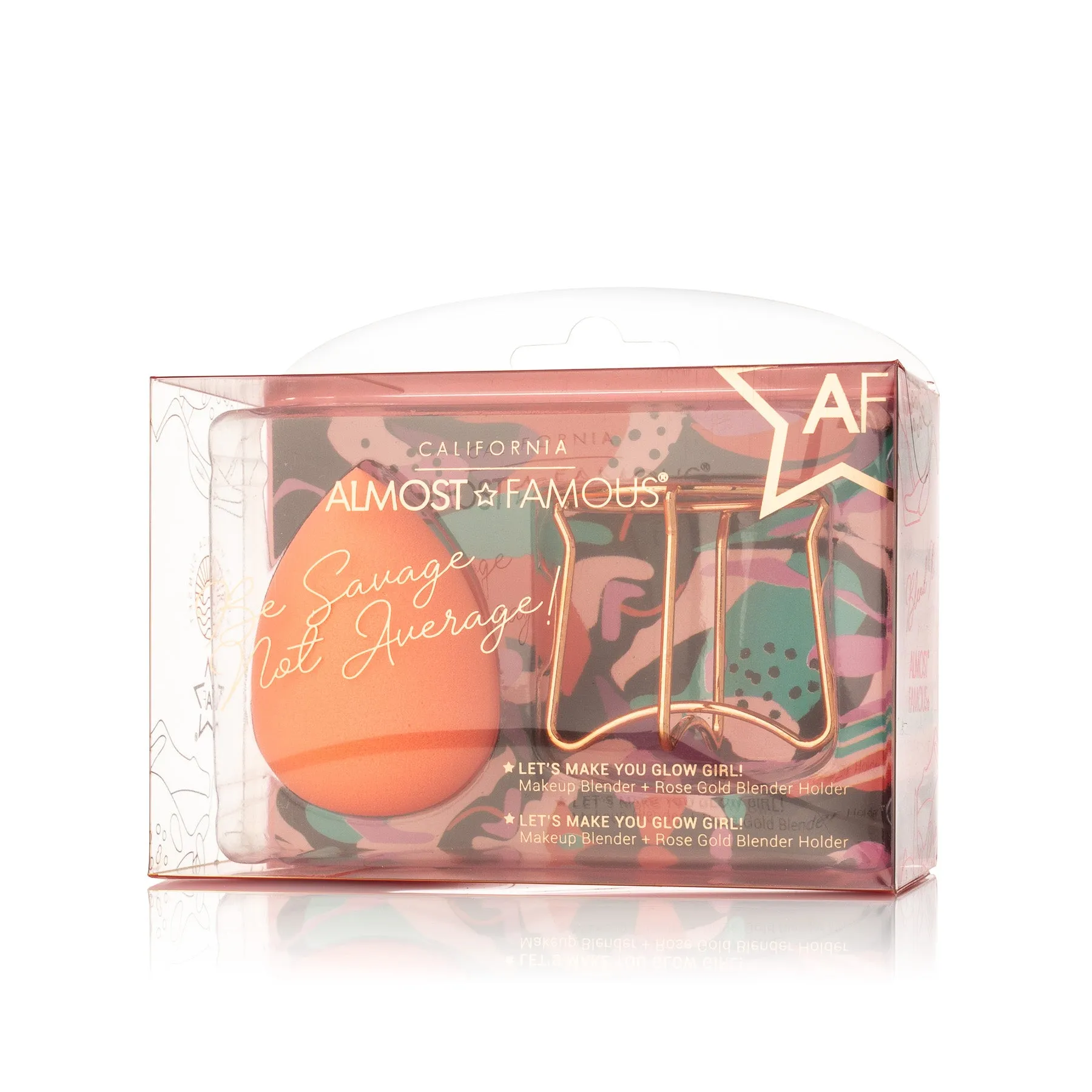 Makeup Blender & Rose Gold Stand