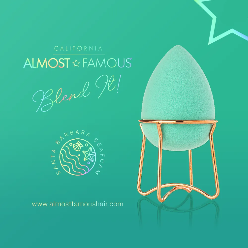 Makeup Blender & Rose Gold Stand