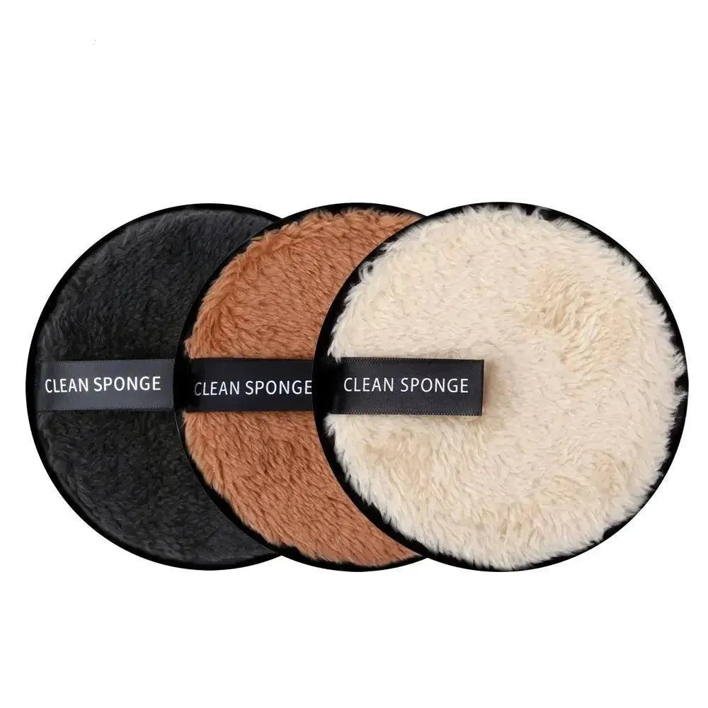 Makeup Remover Pads, Reusable Microfiber, Eco-Friendly, Gentle on Skin, Travel-Friendly, Ideal for Quick and Easy Makeup Removal, Set of 3 Pads