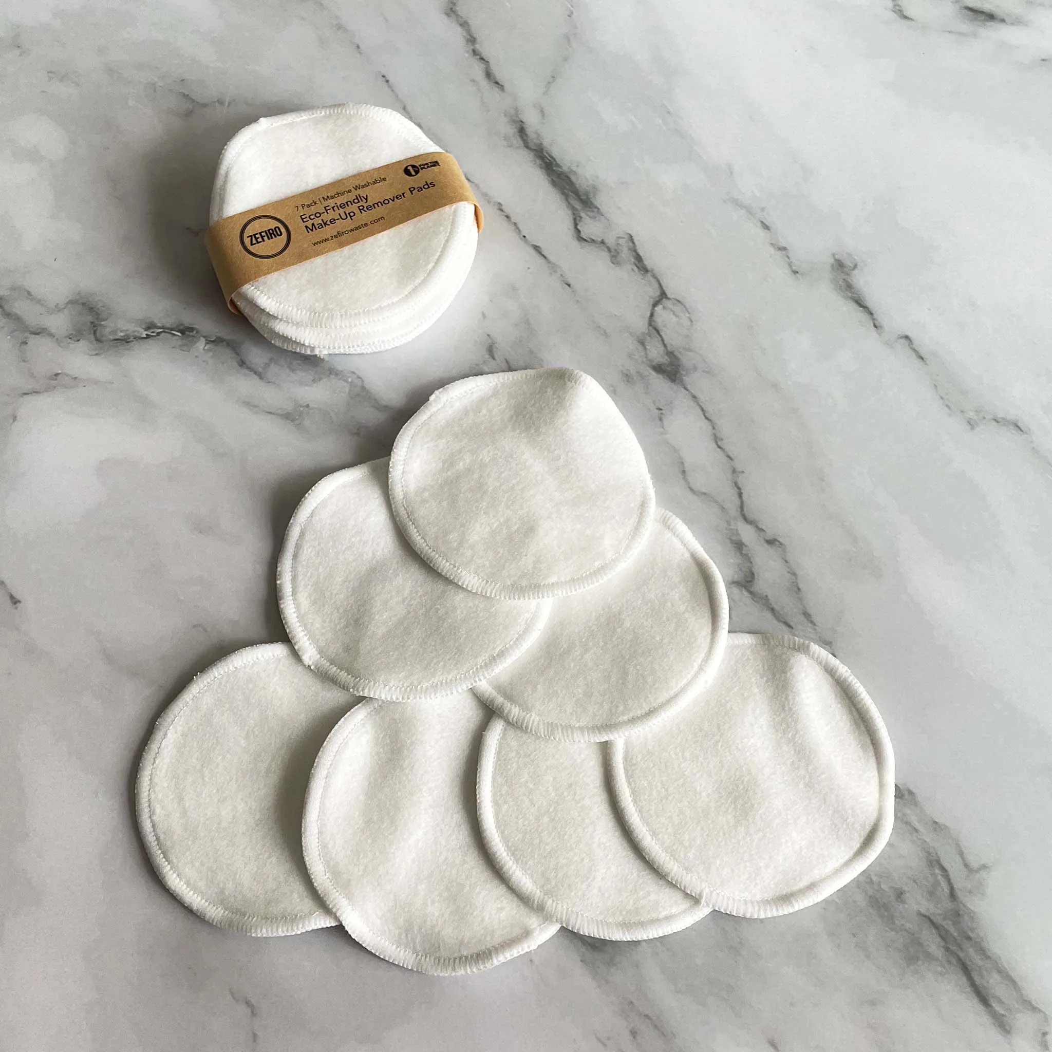 Makeup Remover Pads - Reusable, Vegan, Set of 7