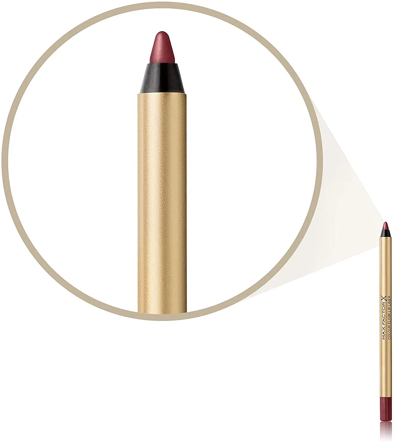 Max Factor Colour Elixir Moisturising Lip Liner, 06 Mauve Moment, 1.2 g