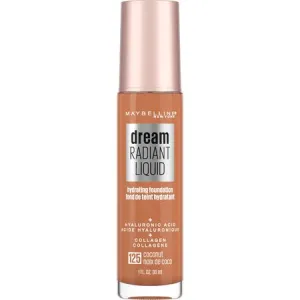 Maybelline Dream Radiant Liquid Foundation Makeup, 125 Coconut, 1 fl oz