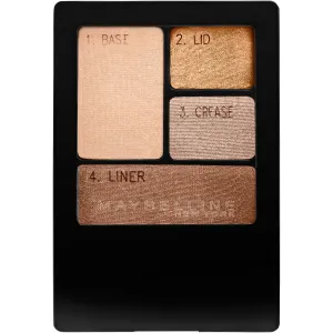 Maybelline Expert Wear Eyeshadow Quads, Chai Latte