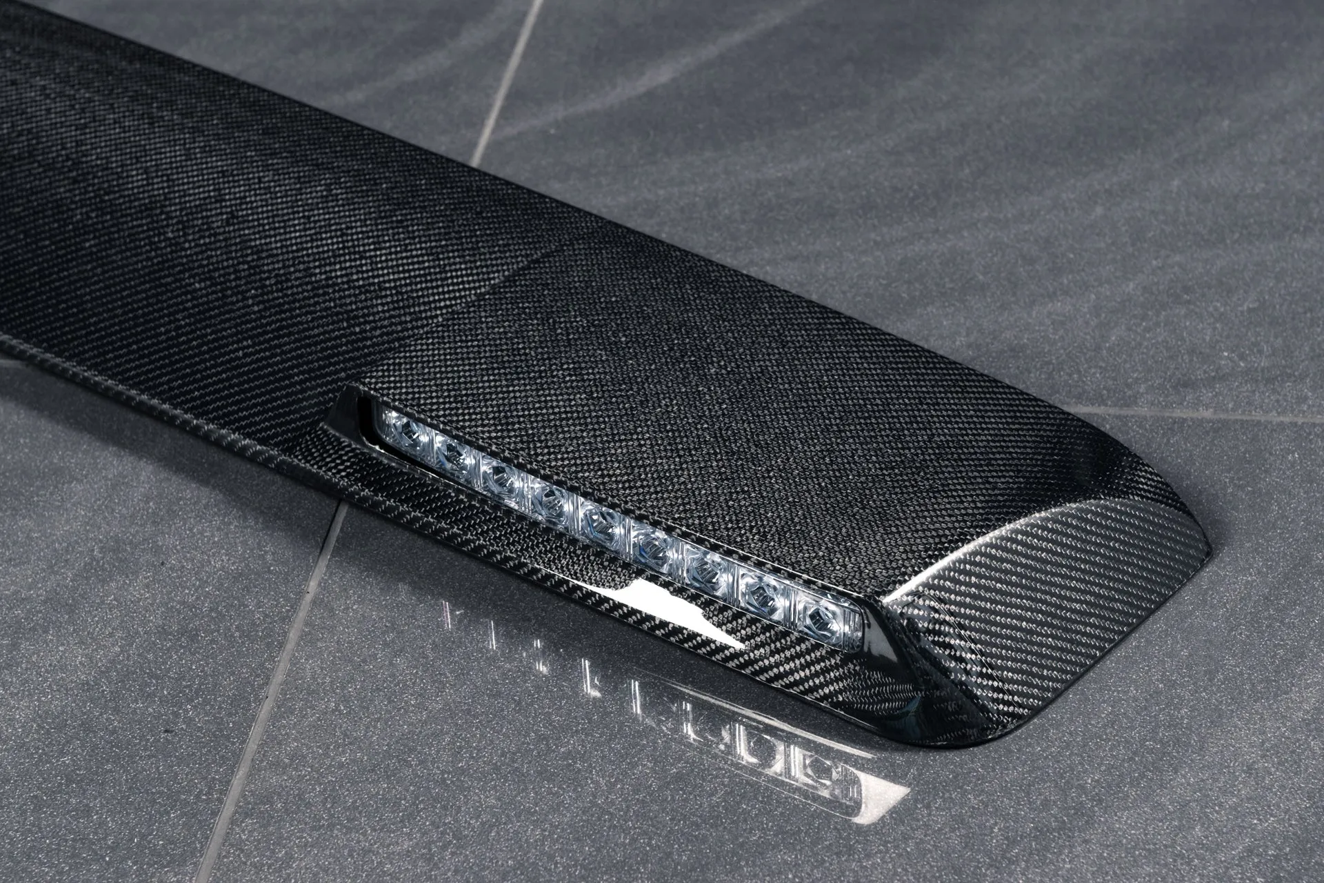 MERCEDES G-WAGON (2018-Present) G63 AMG Carbon Fibre Front Roof Shield with LED Lights