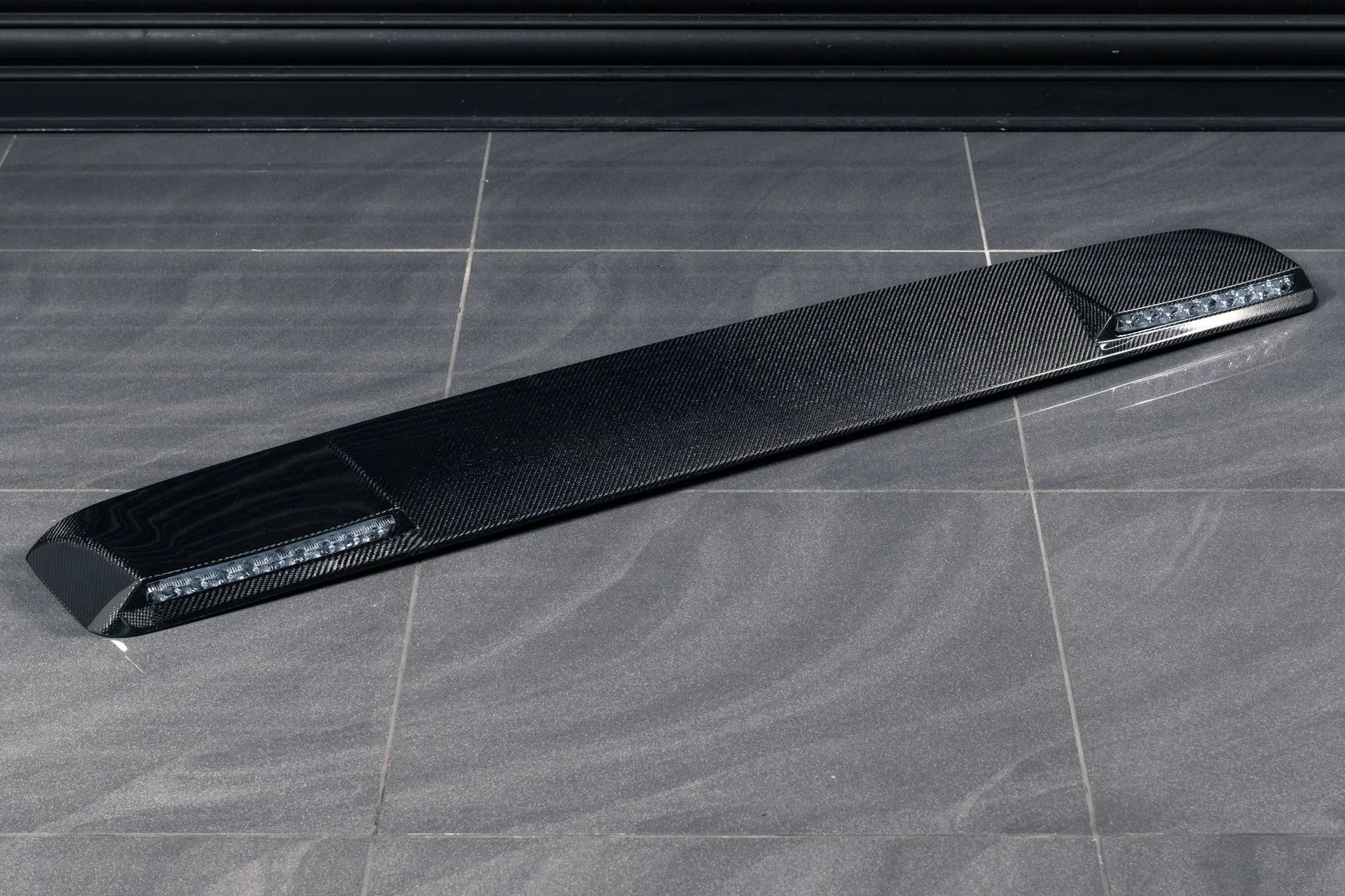 MERCEDES G-WAGON (2018-Present) G63 AMG Carbon Fibre Front Roof Shield with LED Lights