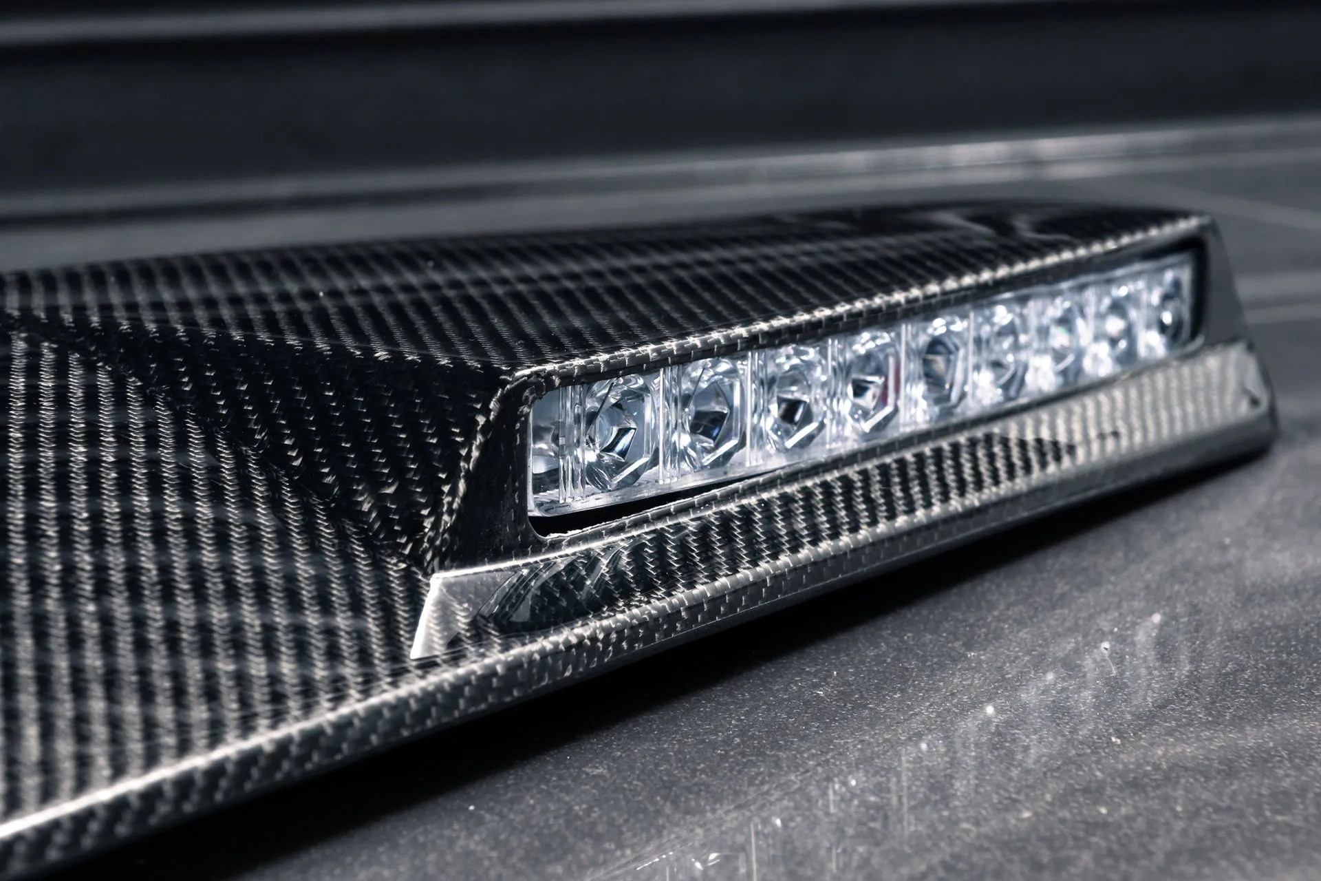 MERCEDES G-WAGON (2018-Present) G63 AMG Carbon Fibre Front Roof Shield with LED Lights