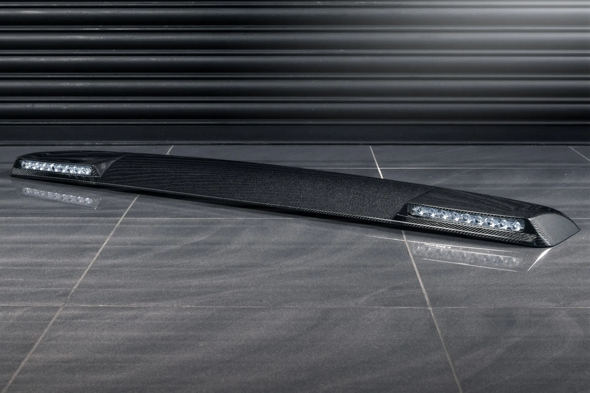 MERCEDES G-WAGON (2018-Present) G63 AMG Carbon Fibre Front Roof Shield with LED Lights