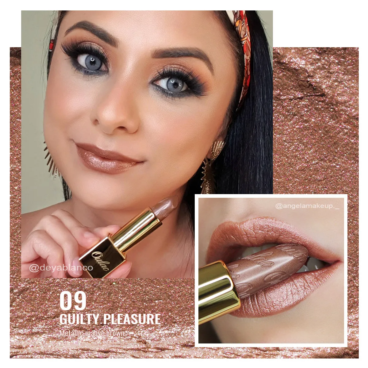 Metallic Shine Lipstick | D09 Guilty Pleasure