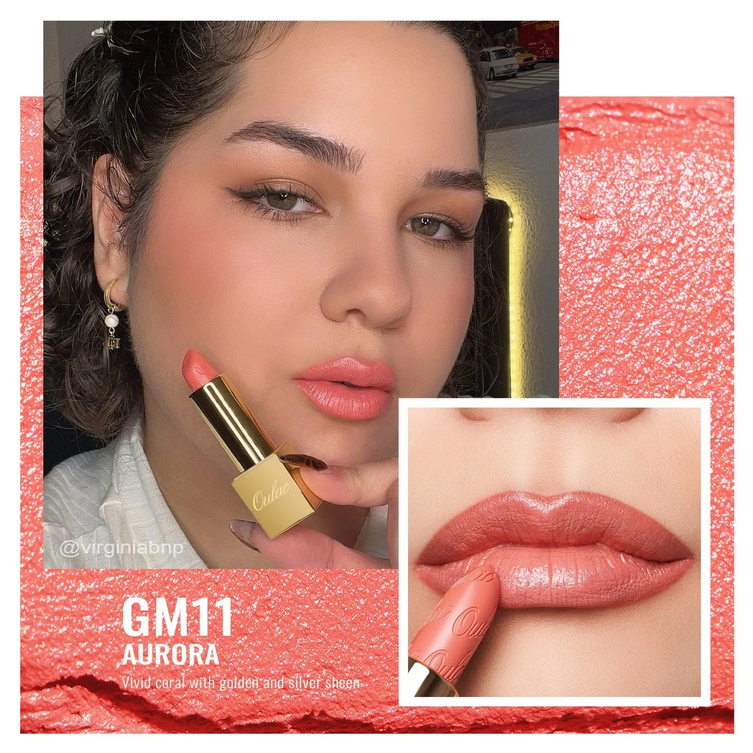 Metallic Shine Lipstick | GM11 Aurora