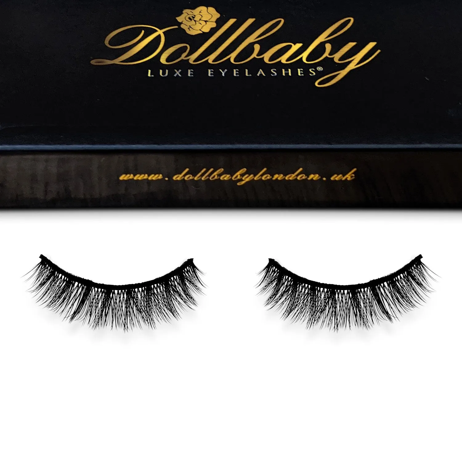 'Milan' Strip Eyelashes (Non Magnetic) Light & Natural