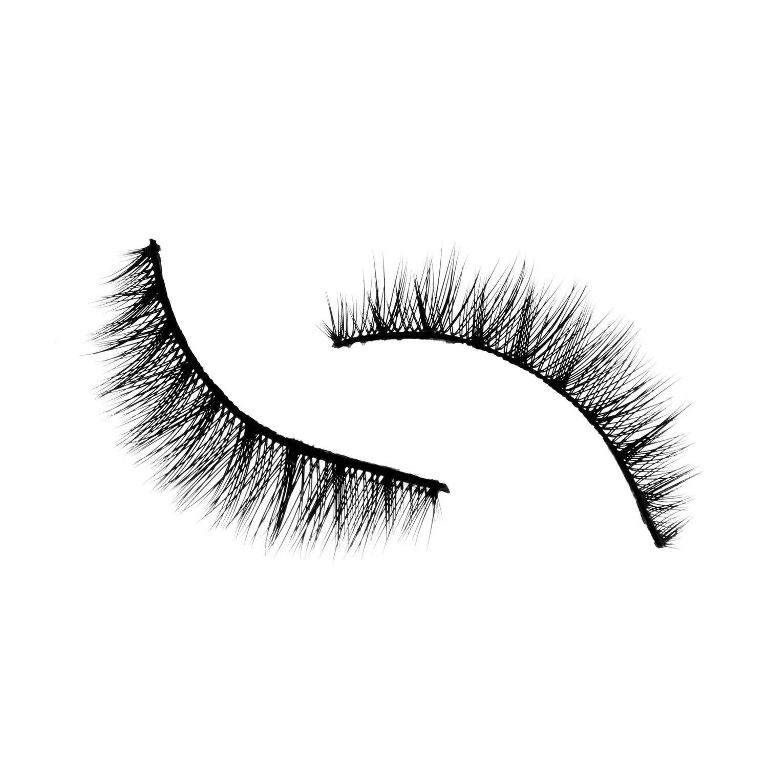 'Milan' Strip Eyelashes (Non Magnetic) Light & Natural