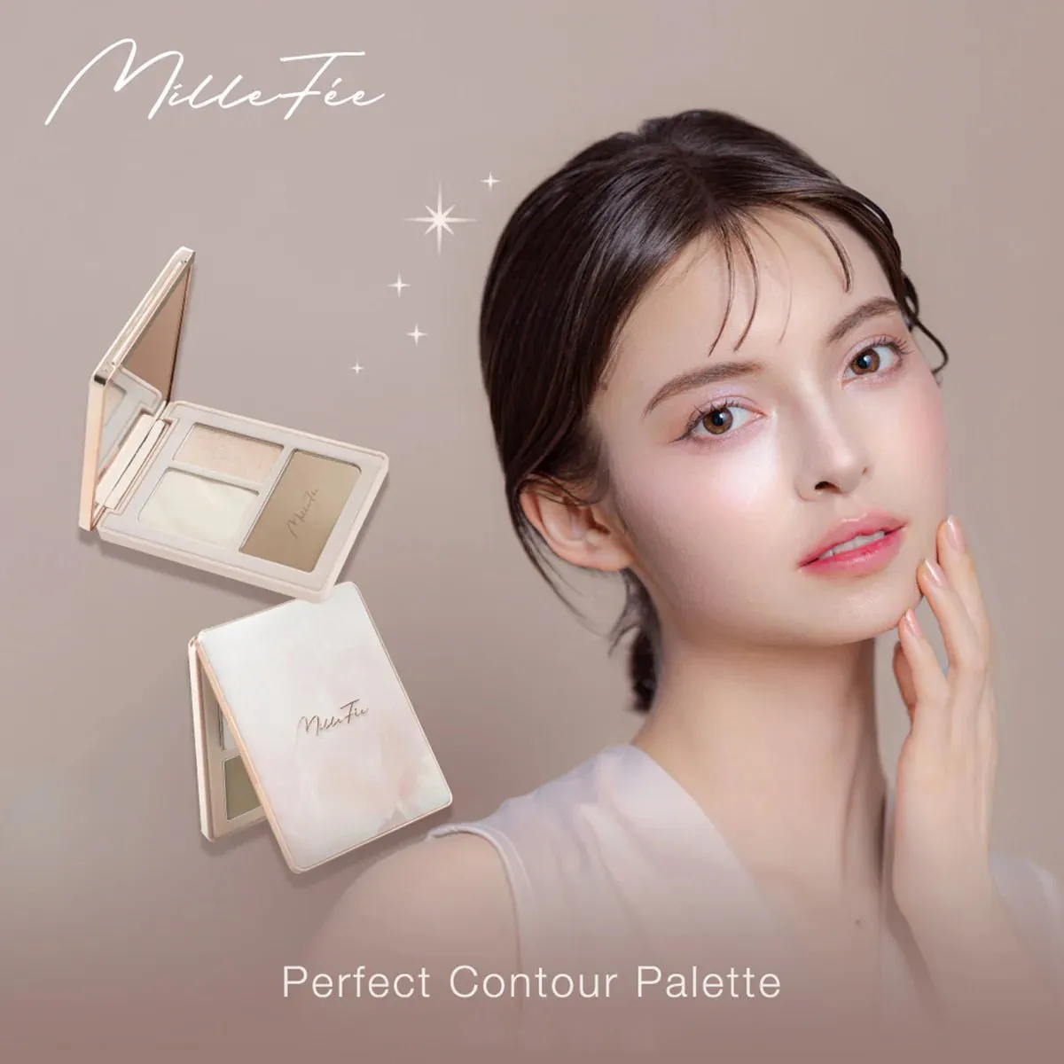 MILLEFEE Perfect Contour Palette - 01 Warm Tone