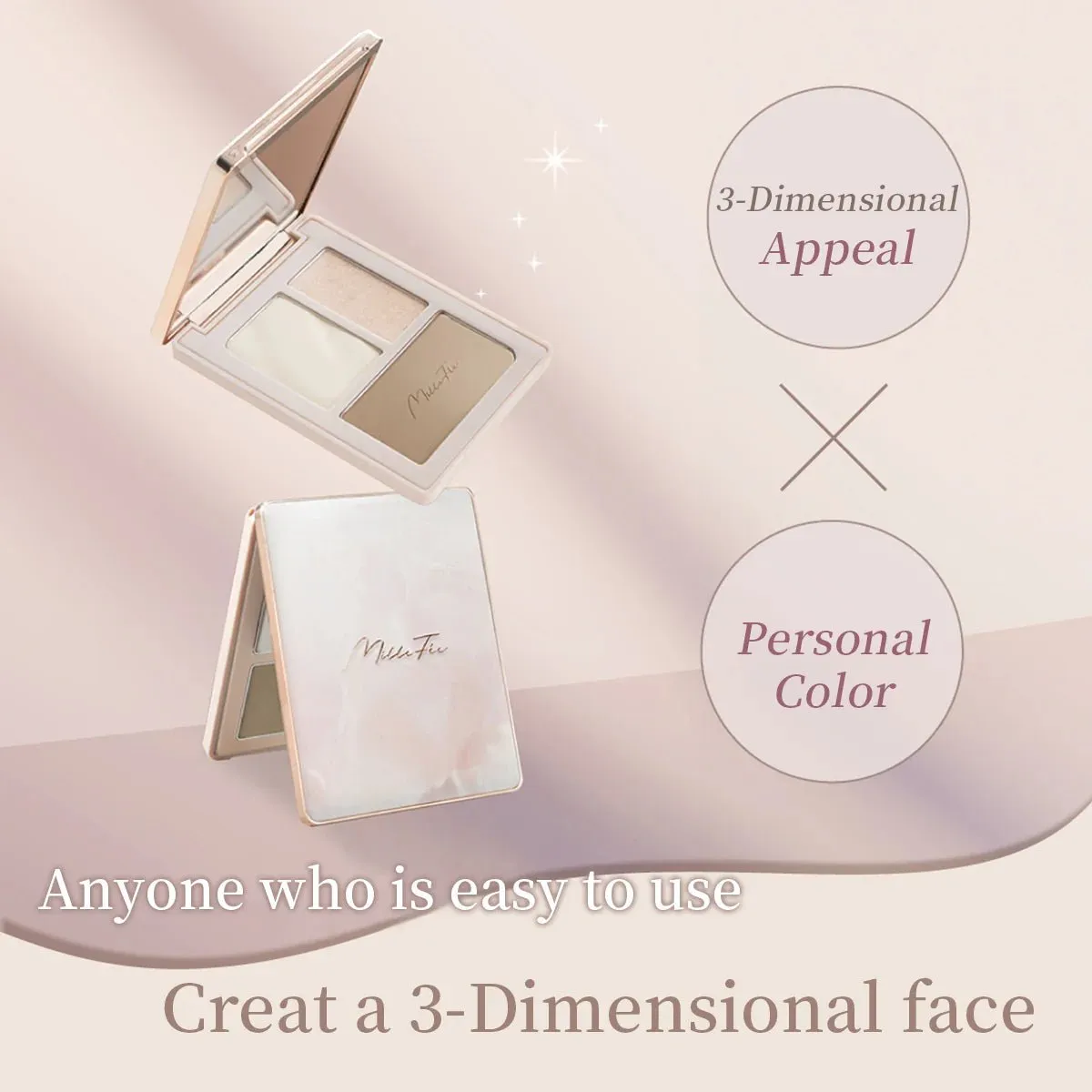 MILLEFEE Perfect Contour Palette - 01 Warm Tone