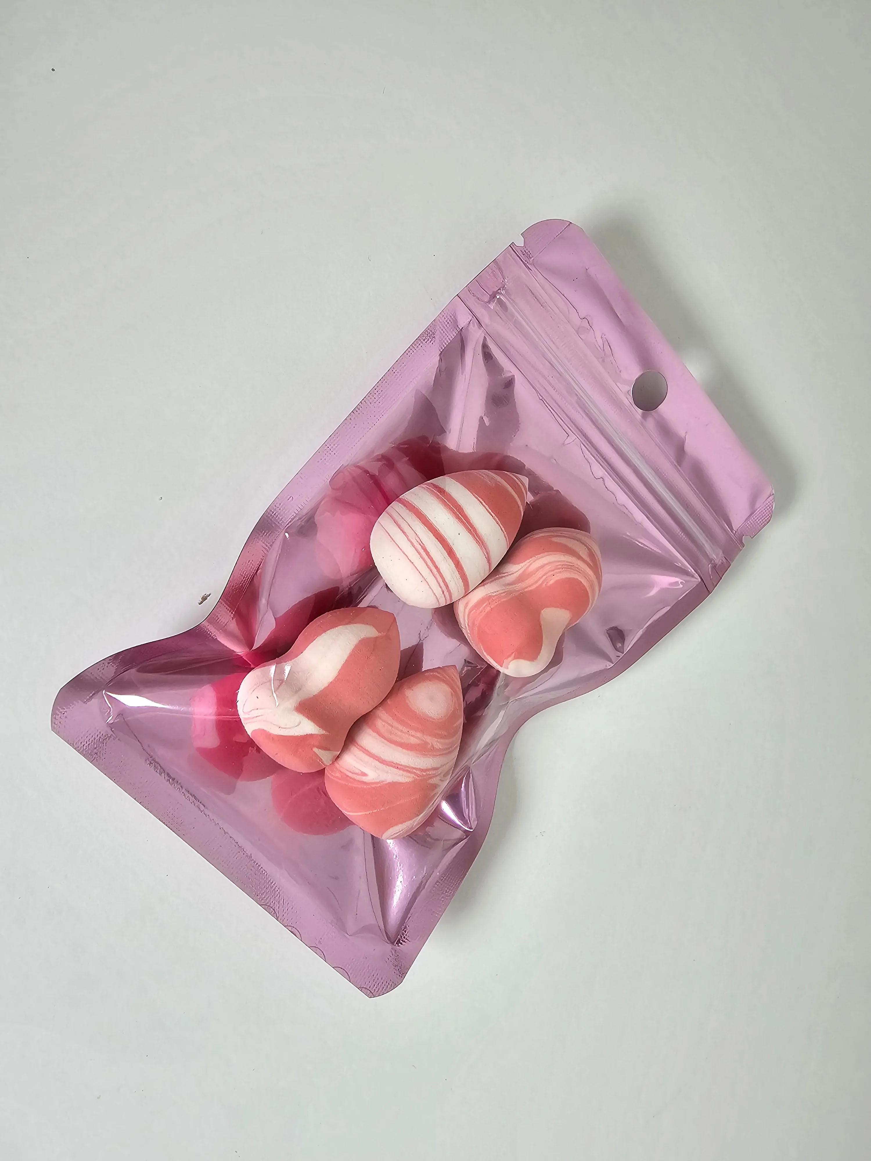 Mini Marbled Makeup Sponge - 4 piece