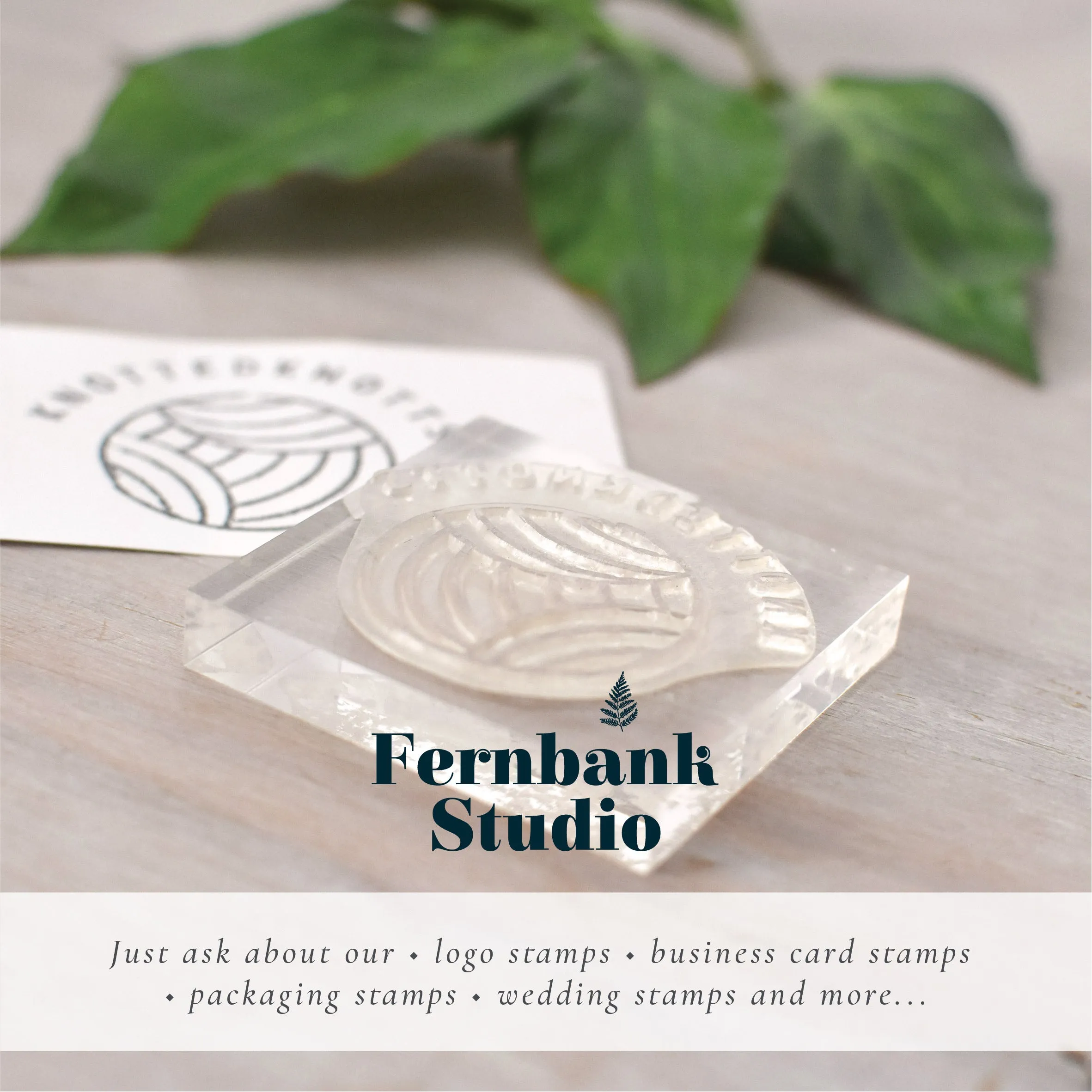 Mini Vegetarian Symbol Stamp