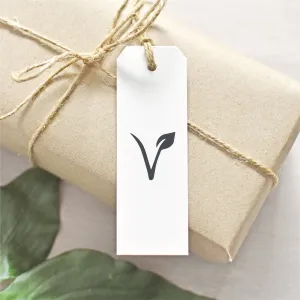 Mini Vegetarian Symbol Stamp