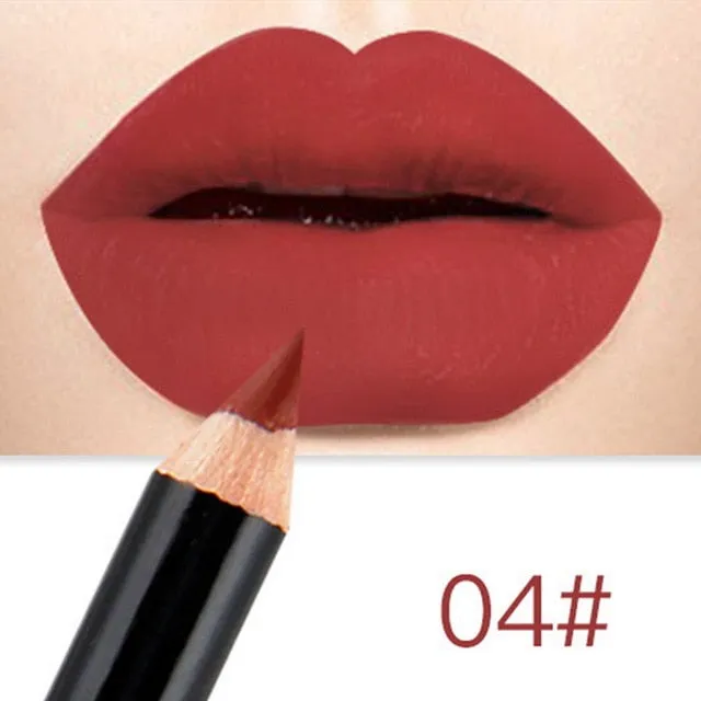 Miss Rose Matte Lipstick 2 In 1 Waterproof Lipliner
