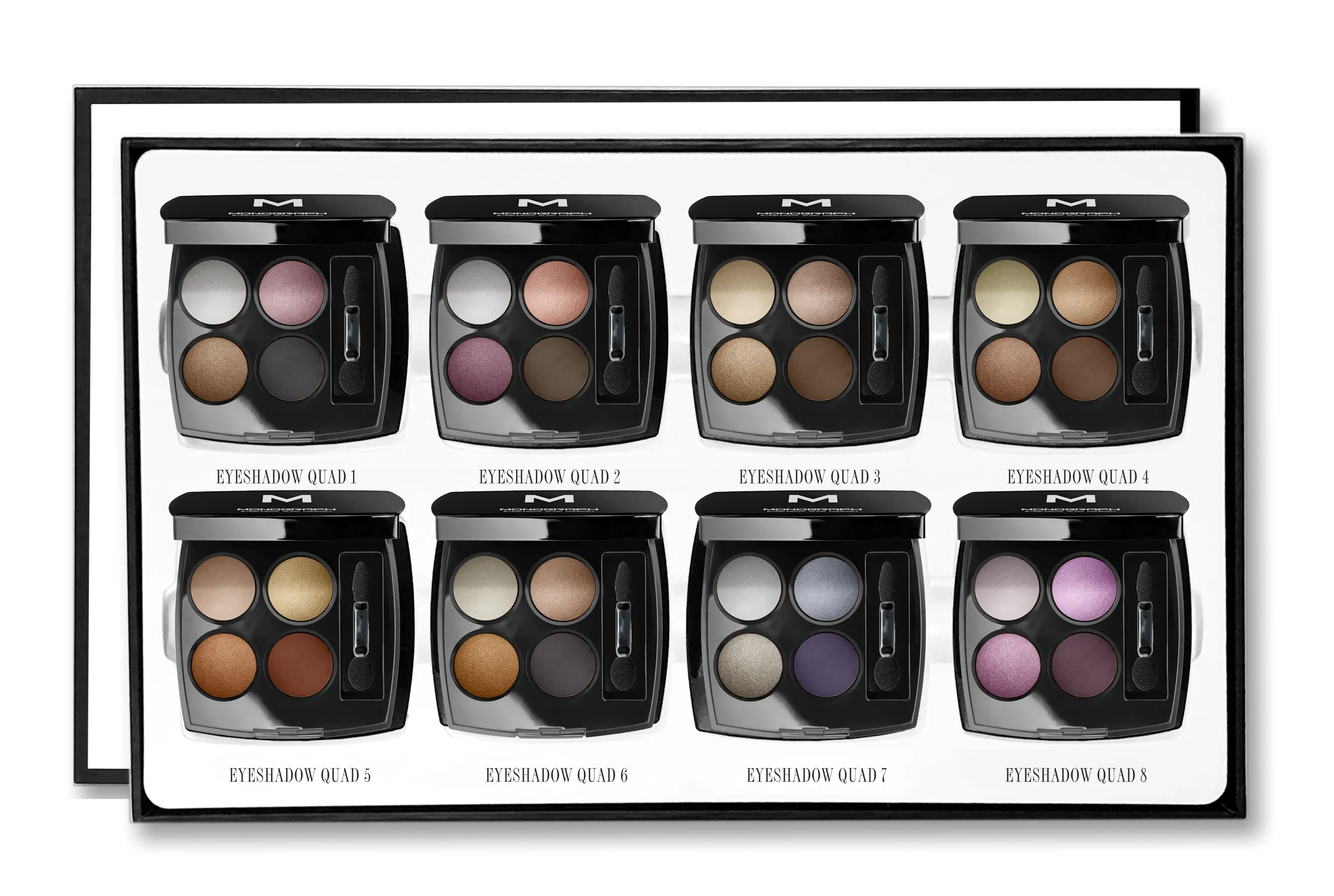 Monograph Powder Eyeshadow Quads Portfolio Kit