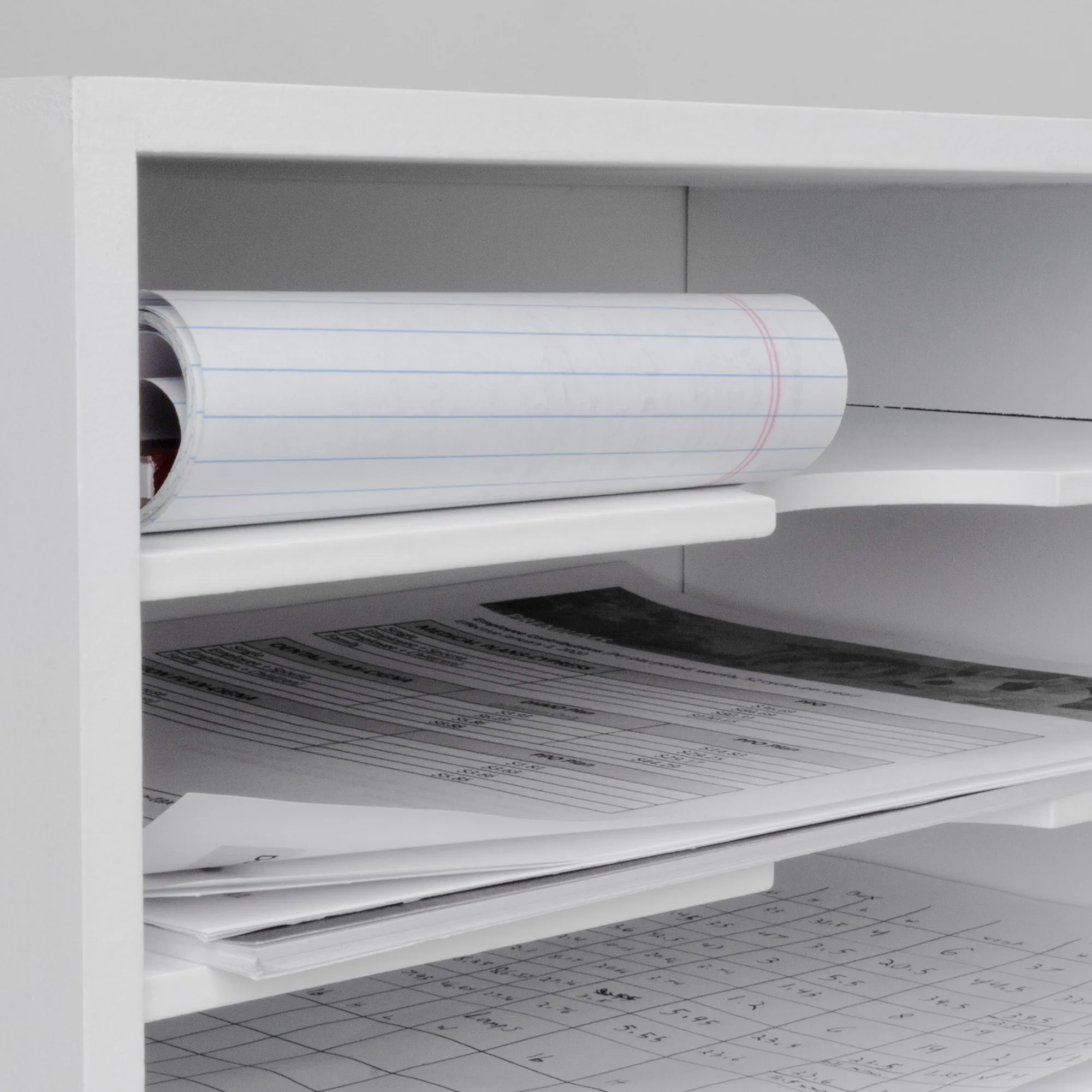 Multi-Purpose Document Desk Organizer with 5 Shelves