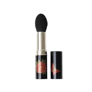 Nakamura Seisakusho Makie Portable Brush, Peony and Butterfly Design