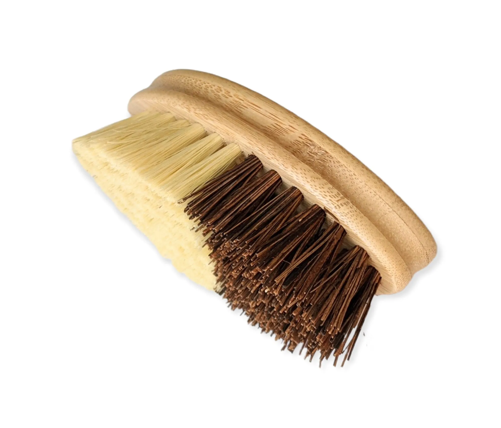 Natural Duo Bristle Bamboo Cleaning Brush