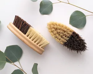 Natural Duo Bristle Bamboo Cleaning Brush
