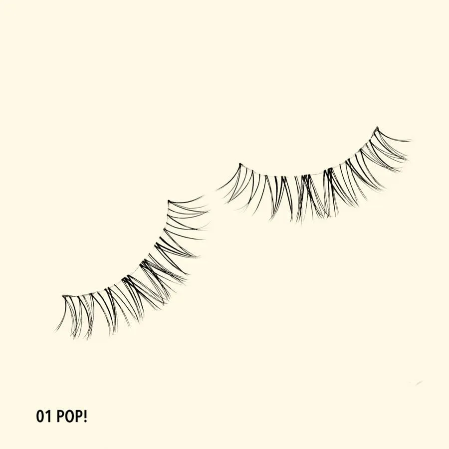 Natural Effect Bionic Vegan Faux Lashes - Pop! (1 unit)