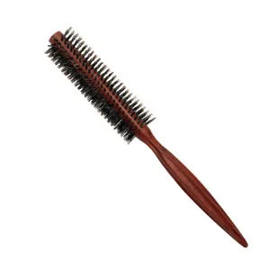 N.B.A.A. Round Brush 豬鬃毛斜紋圓梳 (30mm)