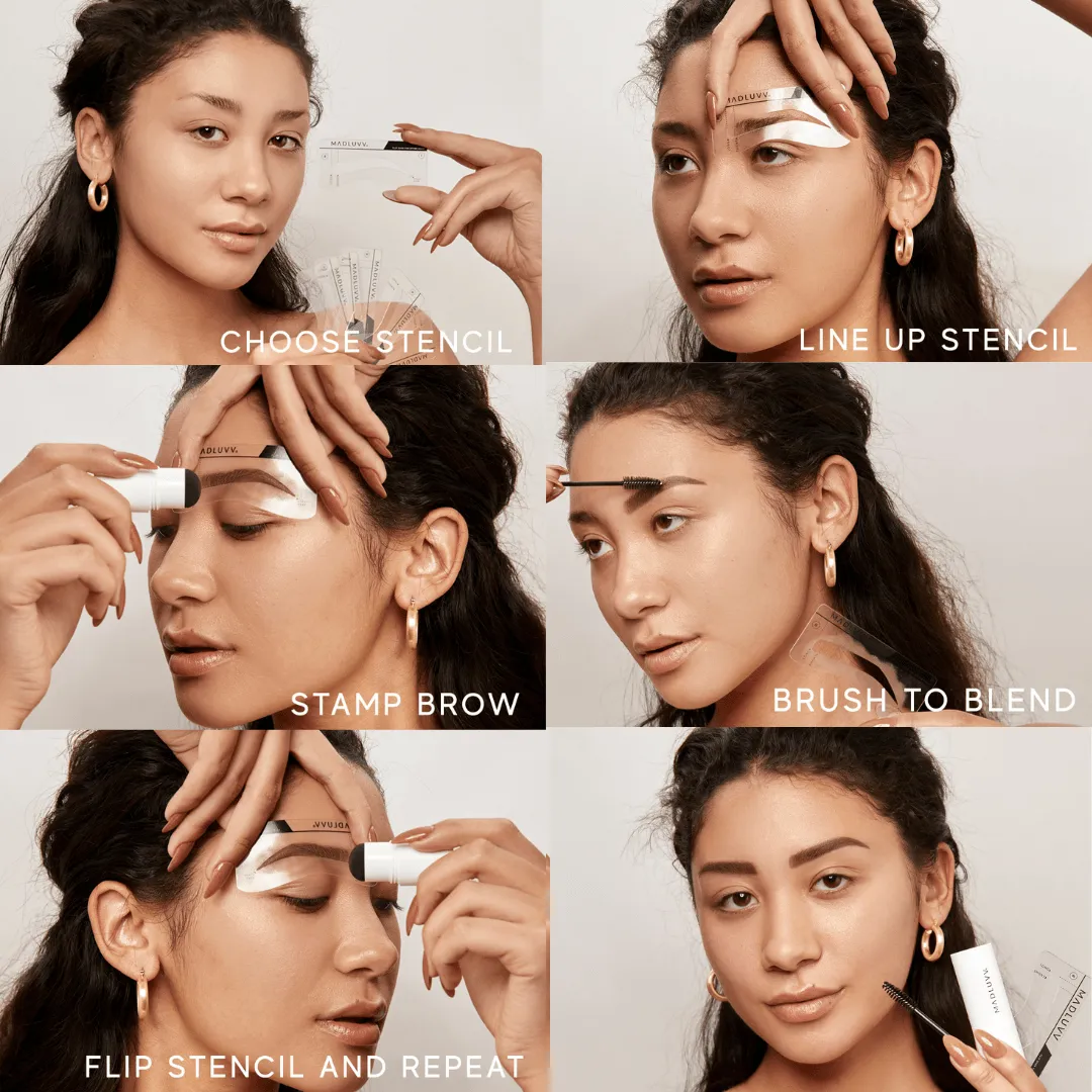 Nearly Black Brow Stamp™ Kit